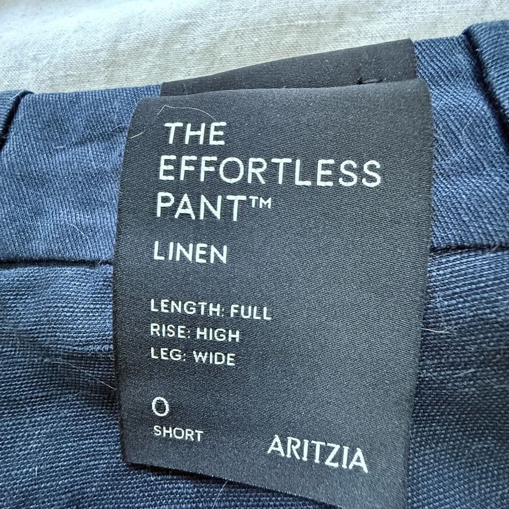 Aritzia Navy Linen Garment